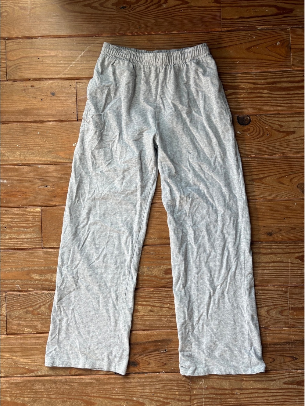 Brandy Melville Gray Wide Leg Lounge Sweatpants One Size